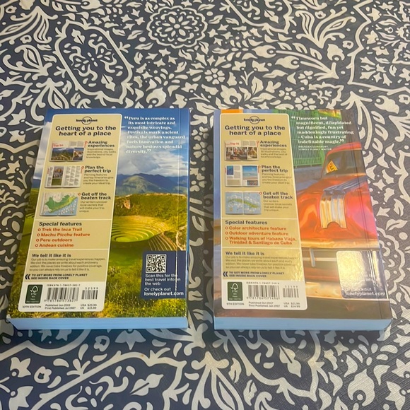 Lonely Plant Travel Guide on Cuba & Peru. - Picture 2 of 2